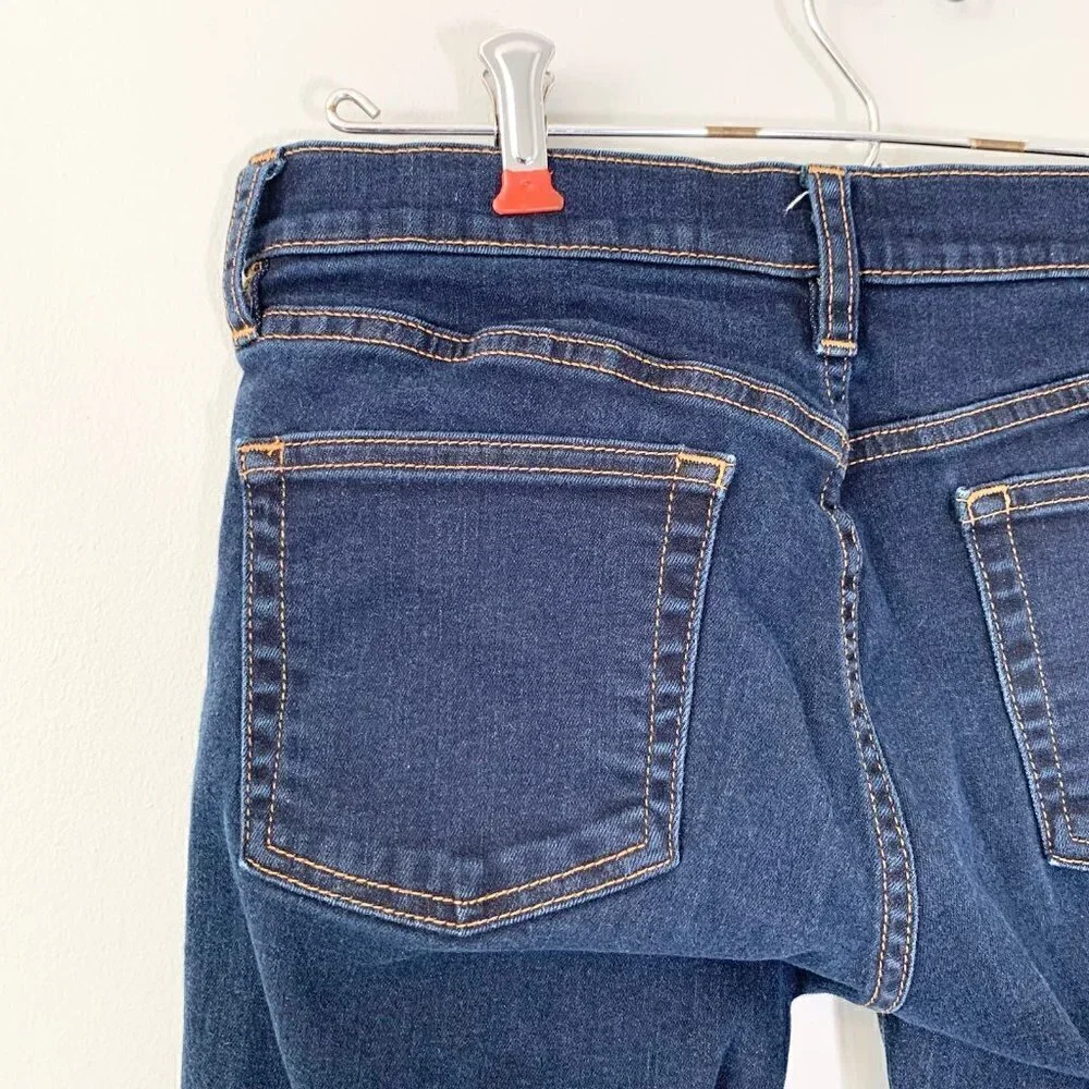 J.Crew Stretch Straight Leg Jeans Dark Wash Indigo Blue Women's‎ 26
